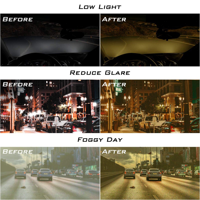 KastKing IllumiLens Night Vision Glasses, Night Driving Glasses for Men Women, Reduce Glare and Enhance Vision - Image 3
